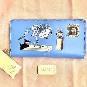 RADLEY LONDON Mischief In The Museum Zip Around Wallet. New, w/tags. Unused.
